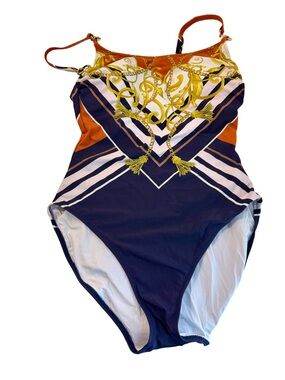 Gottex Chain-Print One-Piece Swimsuit